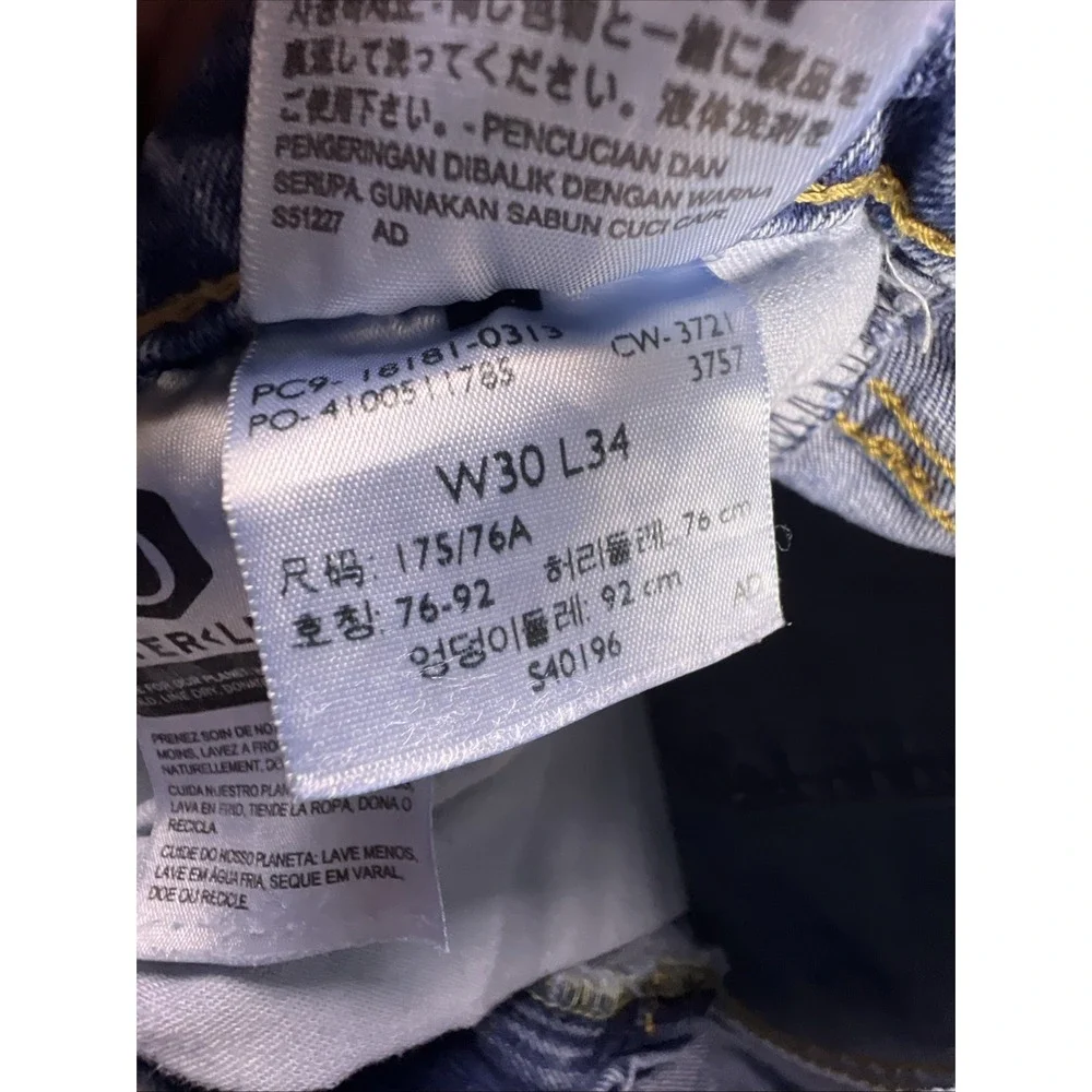 Levi's 541 Jeans Men's 30x34 Blue Straight Biker Cowboy Preppy Relaxed‎